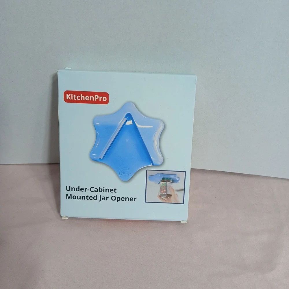 Under Cabinet Mounted Jar Opener Loosen Jar Lids With One Hand Fast & Easy